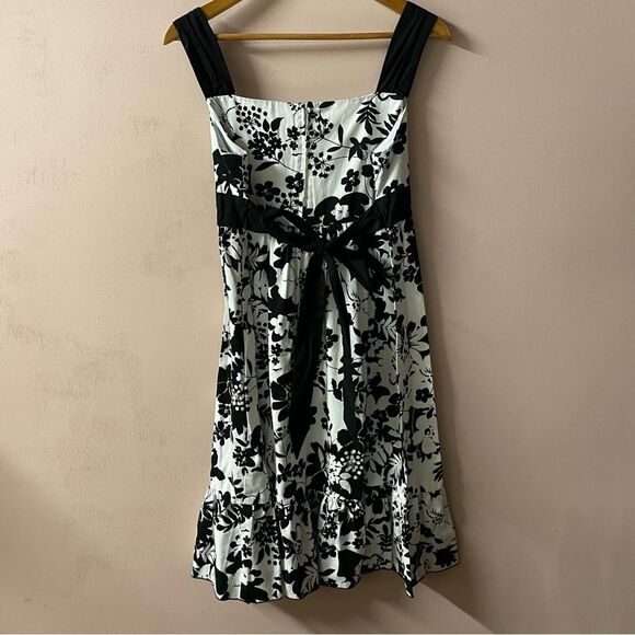 Vintage A.P.N.Y. Y2K Girls’ Size 12 White & Black Floral Dress EUC - Picture 11 of 11